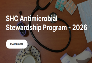 SHC Antimicrobial Stewardship Program 2026 - Online Banner